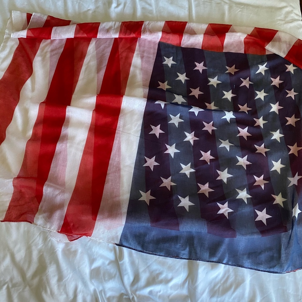 American Flag Scarf